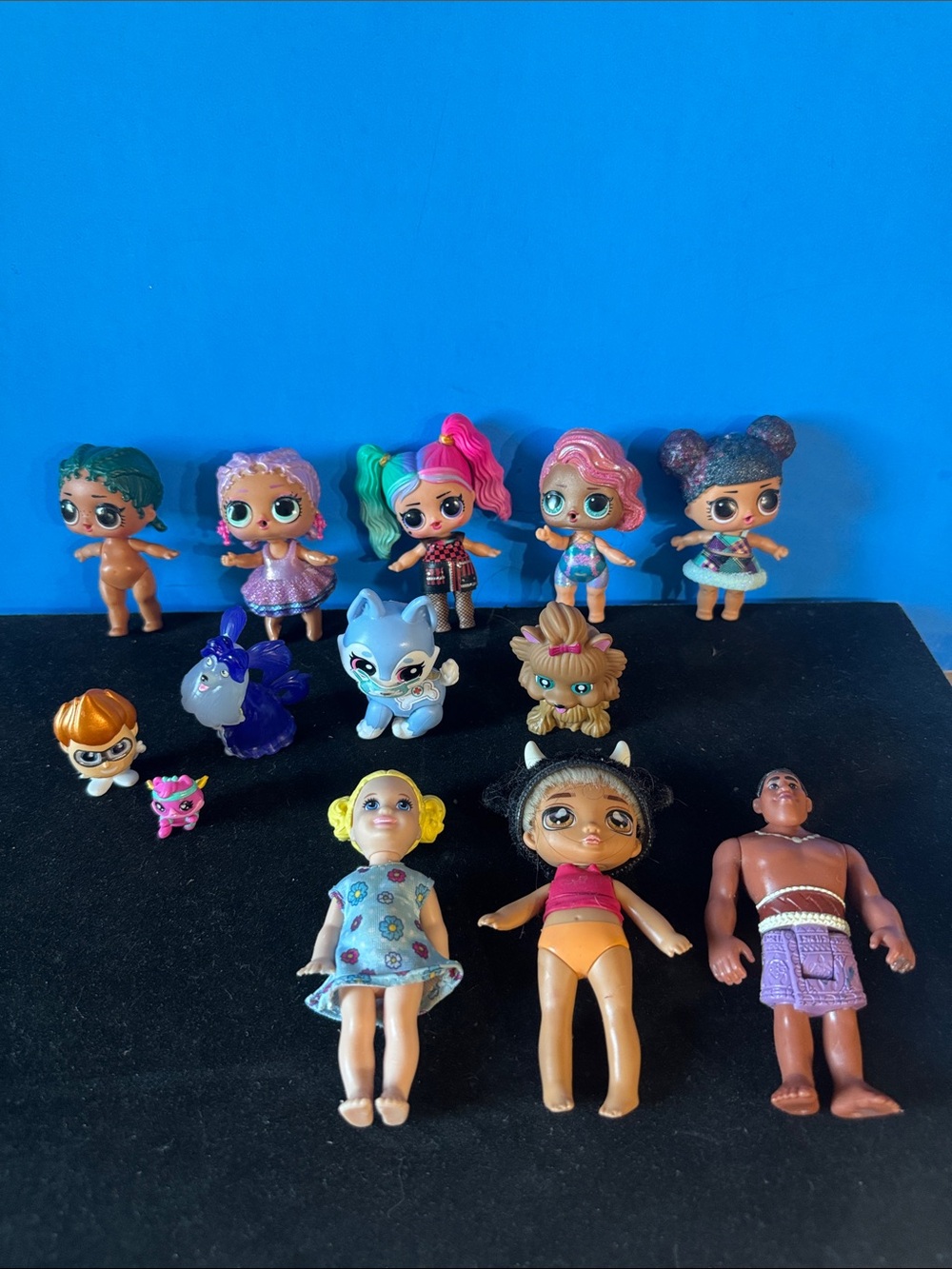L.O.L. Surprise! Dolls & Pets Set in Blue, Pink, Purple, Green.  mix bundle lot